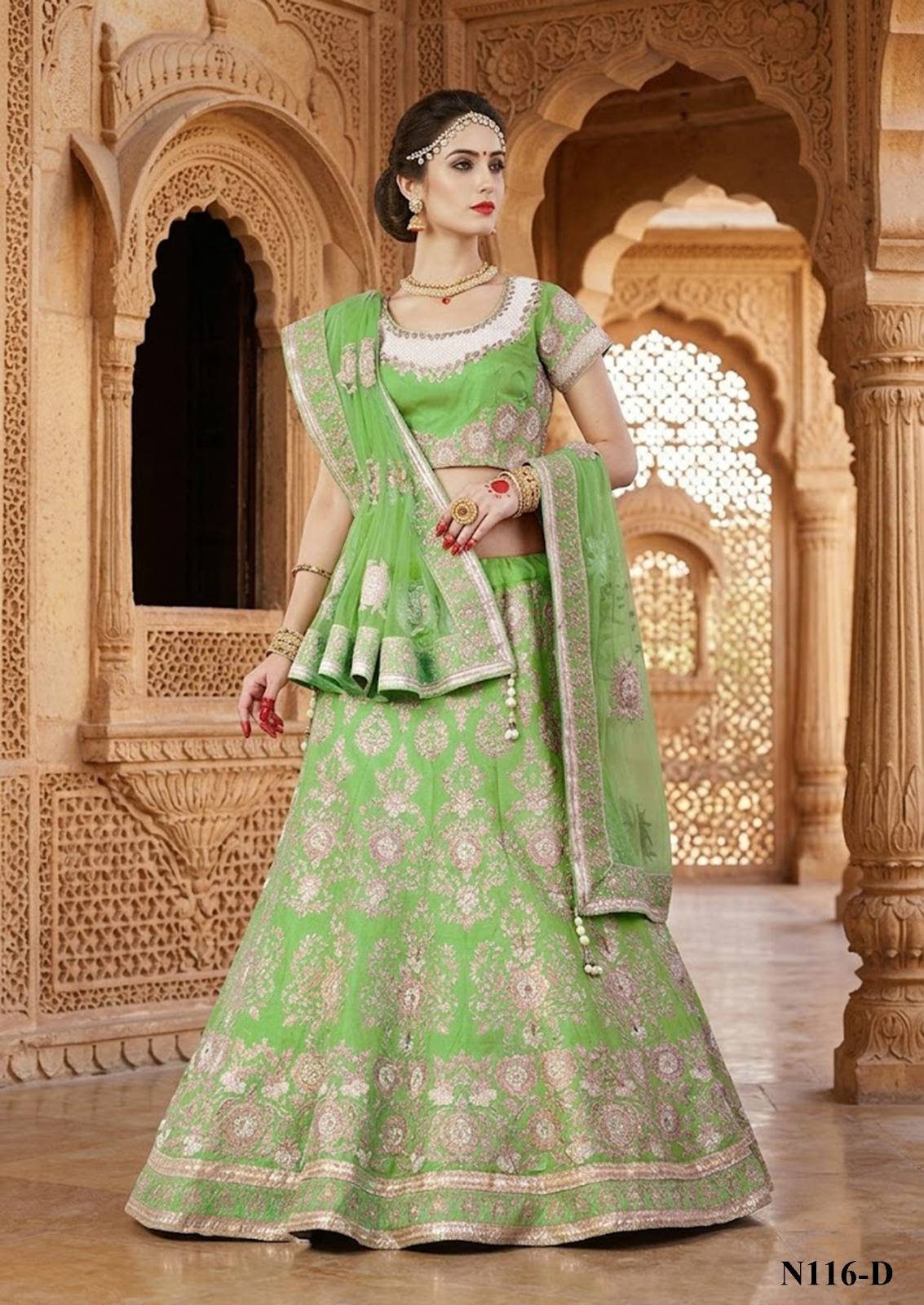  NIMAYA LEHNEGA SALE by MAHOTSAV Bridal Wear Collection Beautiful Stylish Colorful Fancy Party Wear & Occasional Wear Banarasi Silk Lehengas At Wholesale Price